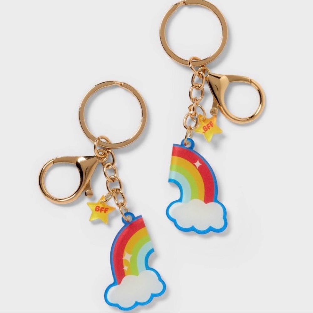 BFF Keychains Rainbow Cloud Set